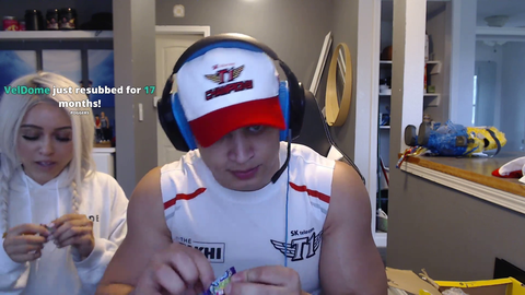 Tyler1 making use of the Crimson Chin