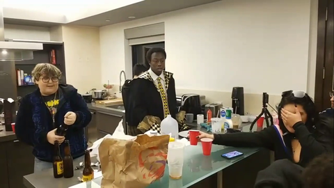 Andy Milonakis loses control