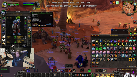 Soda and Tyler hash out the final decisions for their duel for guild leader.