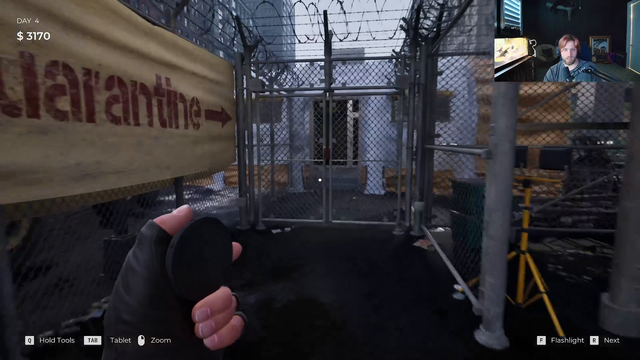 Soda checks on his Quarantine people