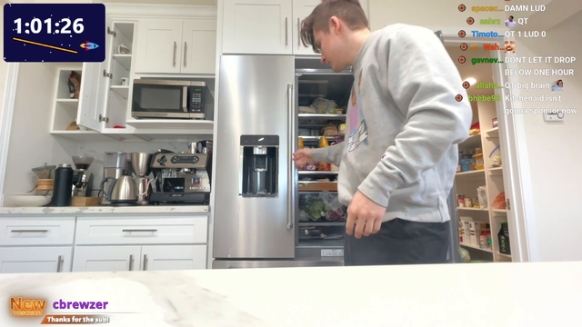 Ludwig fixes the fridge