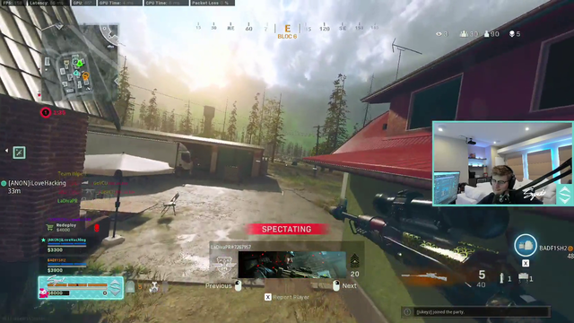 Full Team Of Hackers Banned Live (Call of Duty Anti Cheat)
