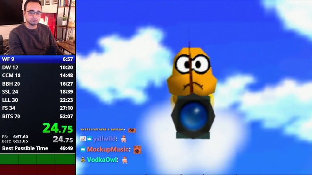 Bald Sm64 runner didn't know he wasn't muted...