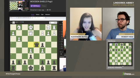 Chess GM reacting to the wooden shield