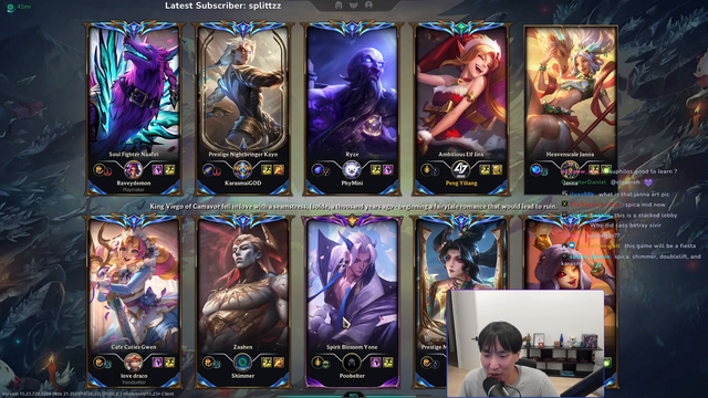 Doublelift walks into a lobby of known ex-pros