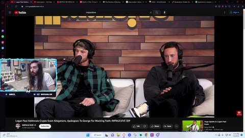 moistcr1tikal - Charlie describes how Coffeezilla ruined Logan and Mike's vacation