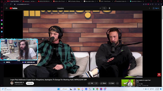 moistcr1tikal - Charlie describes how Coffeezilla ruined Logan and Mike's vacation