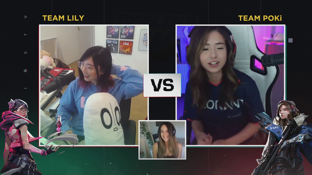 In the OTV Valorant charity event, Poki and Lily begin by initiating some intense trash talk