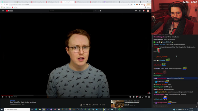 Cyr has something open in the background
