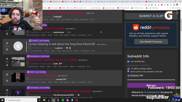 mizkif goes off on eevisu