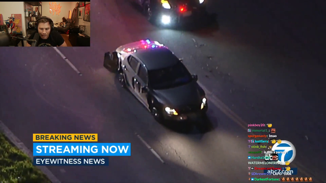 Two hour long chase with multiple pit maneuvers ends in a crawl