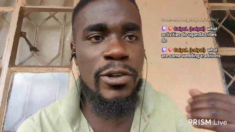 Ugandan livestreamer Izaq explains that in his Japadhola tribe, a bride's parents will not allow a suitor to marry their daughter unless the suitor can complete a specific task