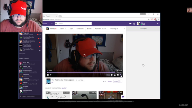 Spider crawls into streamers hair, he reviews VOD to see if chat was trolling