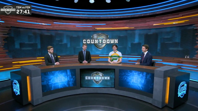 LCS Analyst team vs Team Liquid Ginyu Force pose showdown