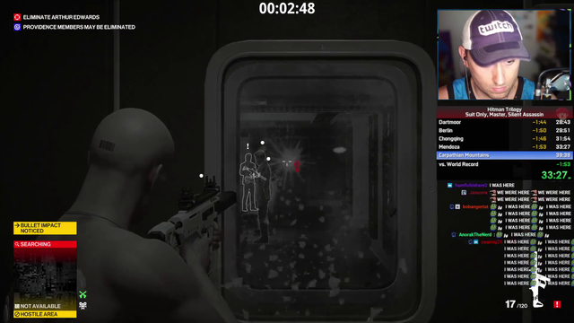 After 9 hours of attempts, Atrioc reclaims the Hitman Trilogy World Record