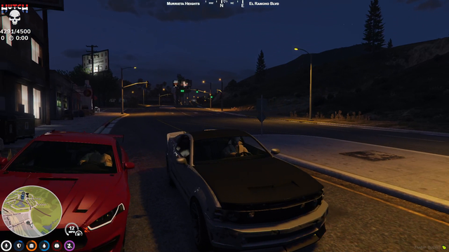 Adept get's shot by Hutch for stealing Summits car!
