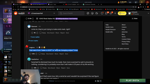 Dota Forsens take on AMogus