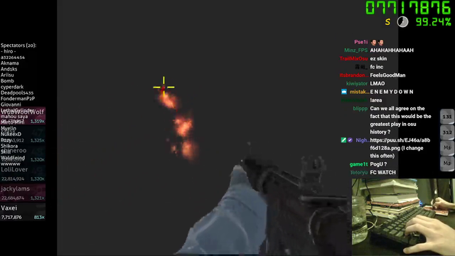 #2 osu! player in the world, Vaxei, full combos one of the hardest maps with CS:GO skin