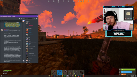 Msg from Abe that shows what the "PvP" Server is supposed to be