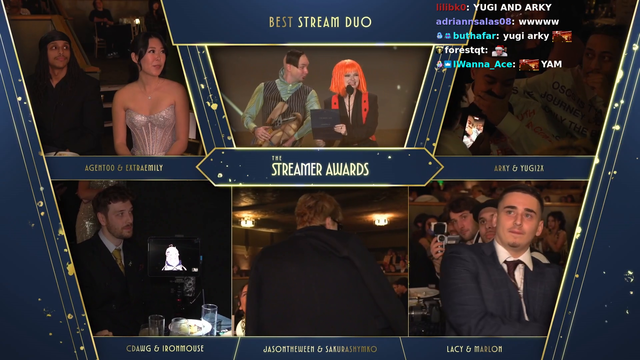 Best Streamer Duo Award goes to Extraemily and Agent00