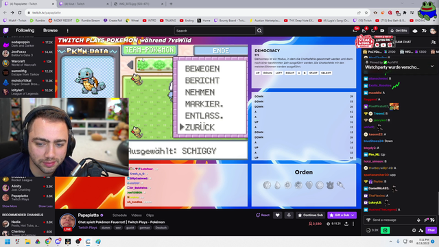 Mizkif ruins Papaplatte's "Twitch Plays Pokemon"