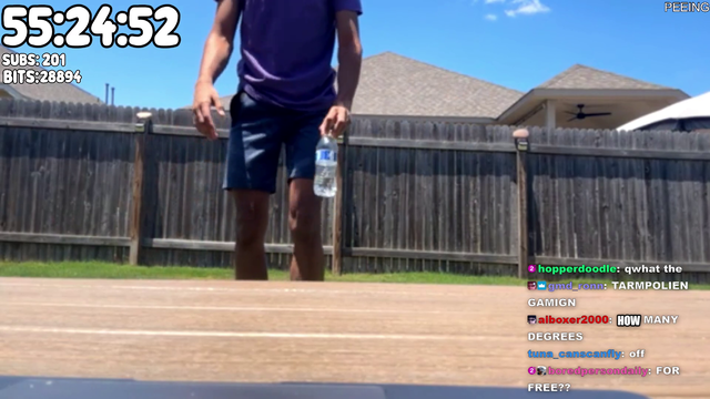 Streamer lands bottleflip while backflipping first attempt