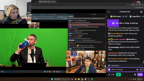 xQc reads hasans chat