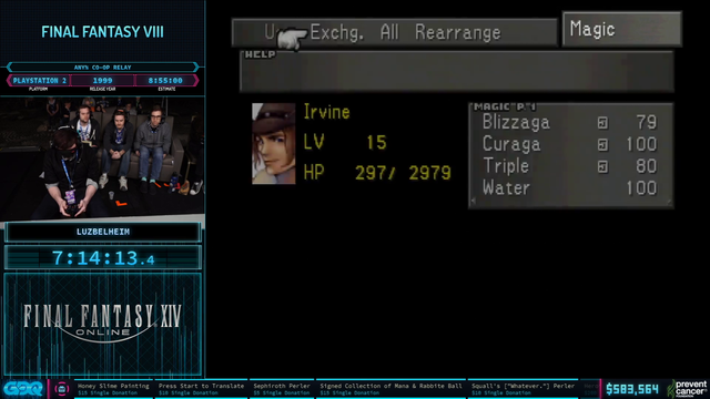 [GDQ] FF8 blindfolded menuing