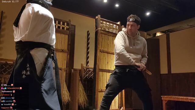Angle of Shibuya shows off his ninja skills