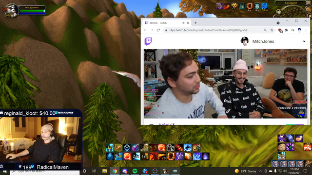 Mitch about Mizkif farming