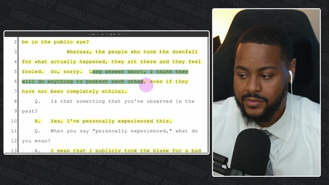Malena testified that she publicly took the blame for Esfand making a woman feel uncomfortable so he wouldn’t be terminated as an owner of OTK.