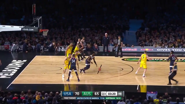 Jaylen Brown gives up the ball