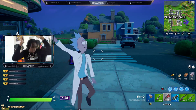 Soulja Boy drops a Rick and Morty freestyle in Fortnite