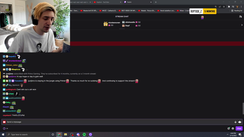 xQc on Streamer of the Year Award