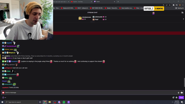 xQc on Streamer of the Year Award