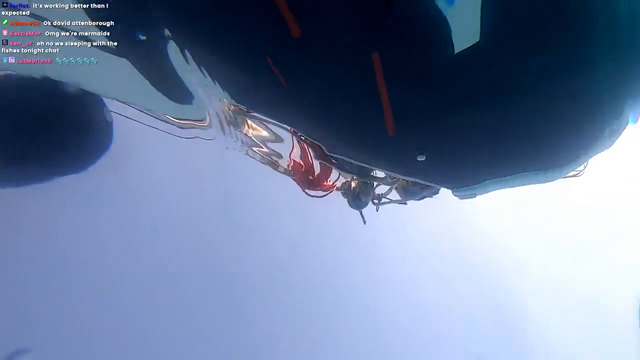 Blau drops chat to the sea floor