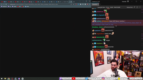 Hasan gets a surprise shout-out