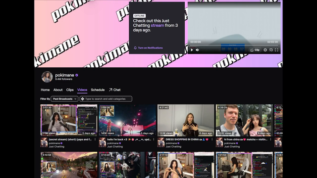 Pokimane has now removed her most recent stream where she showed censored deepfake nudes of streamer Maya Higa