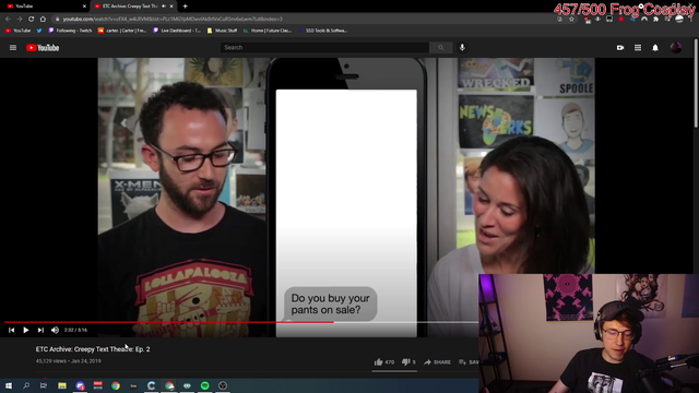 Streamer talks about dating websites