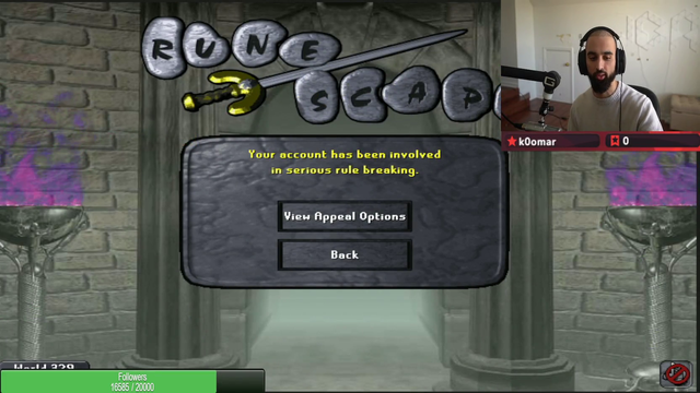 Odablock gets all of his OSRS accounts banned after recent controversy.