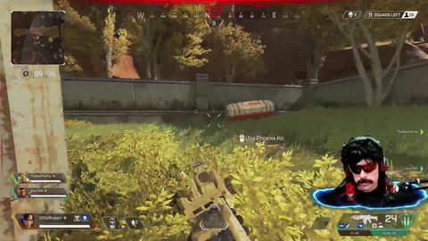 Dr. Disrespect getting pressured - Apex Legends