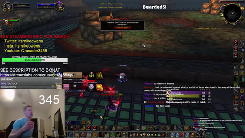 World of Warcraft Streamer has a bad arena match