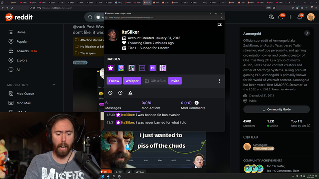 Sliker gets banned from Twitch in real time