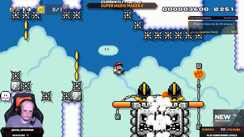 Mew2King gets his heart broken by the final troll on mario maker