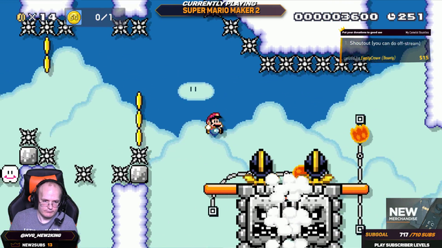 Mew2King gets his heart broken by the final troll on mario maker