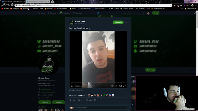 Greek calls Gross over Threats