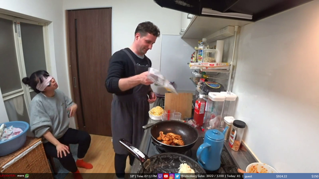blindfolded cooking instructions... what could go wrong? PepeLaugh