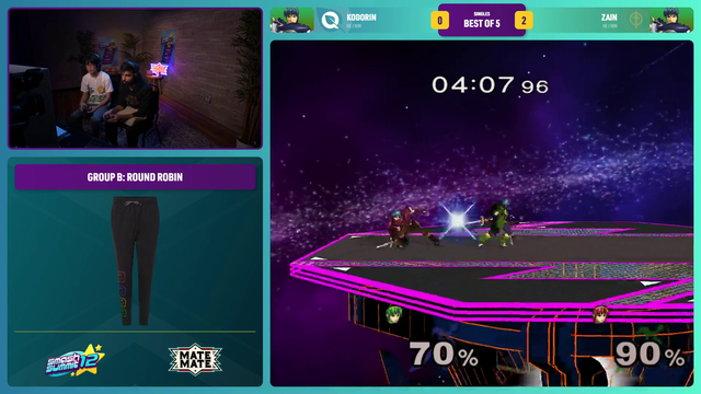 The edgeguarding in melee