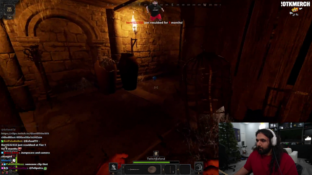 Esfand's first Dark & Darker experience
