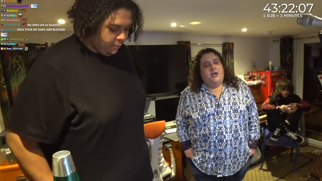 Zoil does opera singing with Jon Antoine
